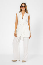 ווסט ארוך מחויט עם קשירה | קנת קול