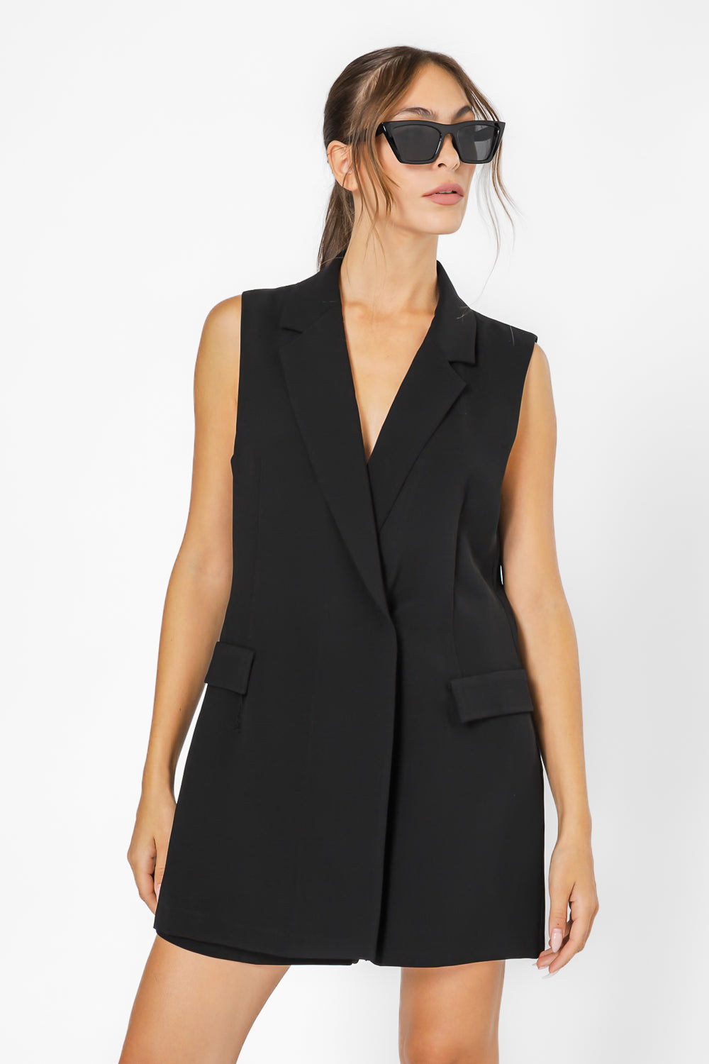 אוברול וסט קצר