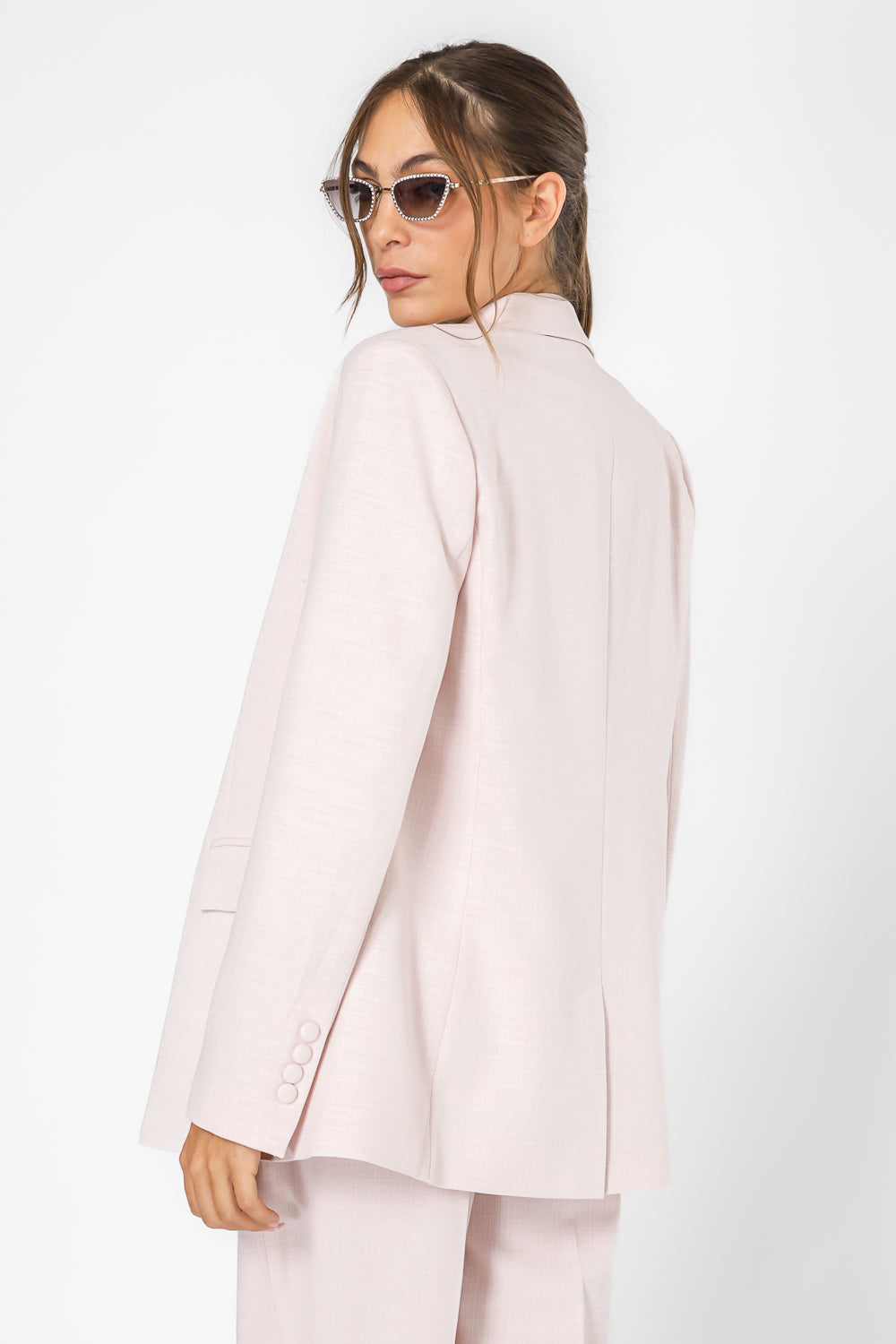 בלייזר מחויט עם סגירת כפתורים כפולה | קנת קול