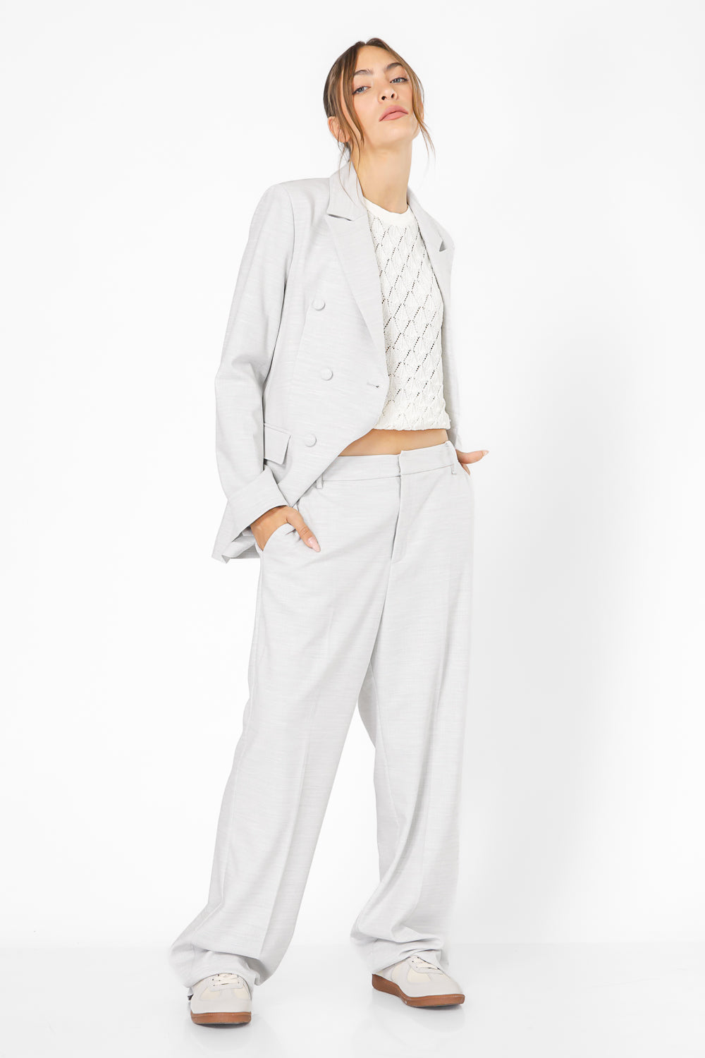 מכנסיים מחויטים מתרחבים | קנת קול