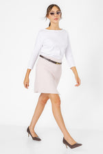 חצאית מיני עם שסע | קנת קול