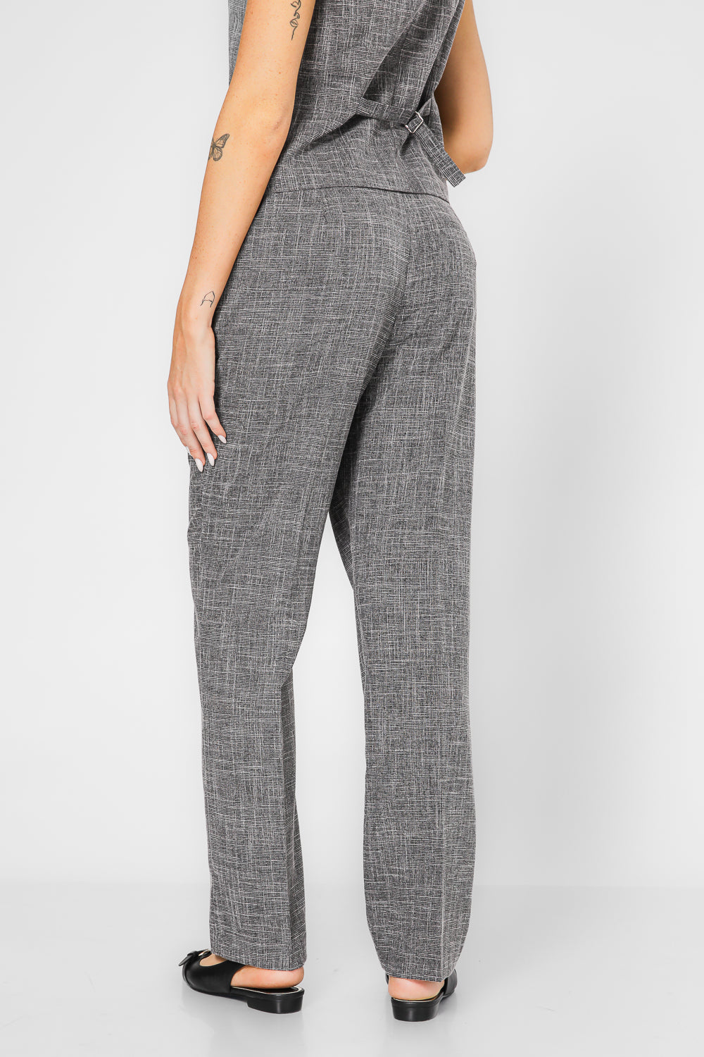 מכנסיים מחויטים בסגנון משבצות | קנת קול