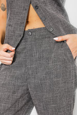 מכנסיים מחויטים בסגנון משבצות | קנת קול