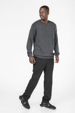 סוודר שרוול רגלן צבע אפור