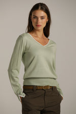 סריג בייסיק מחשוף וי | קנת קול