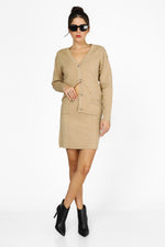 חצאית מיני סרוגה | קנת קול