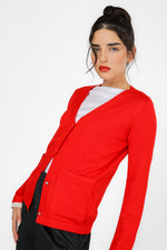 קרדיגן בייסיק צווארון וי | קנת קול