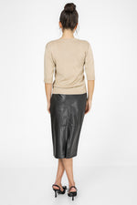 חולצת סריג עם מחשוף וי | קנת קול