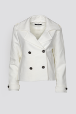 ג'קט בגזרה קצרה עם כפתרה כפולה | קנת קול