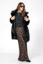 מעיל דמוי פרווה ארוך | קנת קול