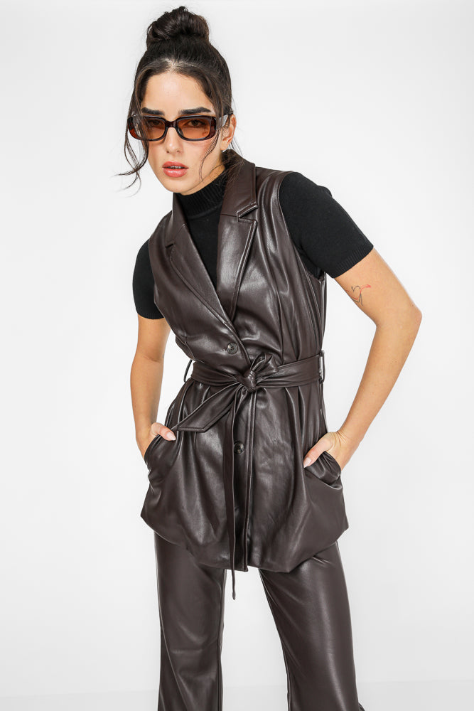 ווסט ארוך עם חגורה | קנת קול