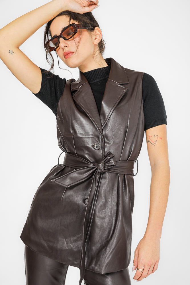 ווסט ארוך עם חגורה | קנת קול