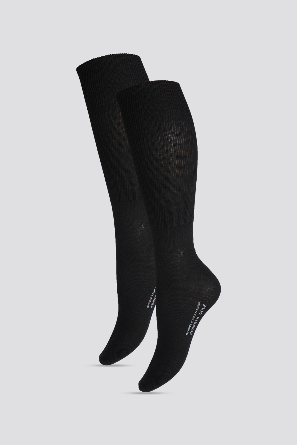 מארז 2 זוגות גרביים גבוהים בצבע שחור