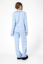 סט פיג'מה מודל בצבע תכלת