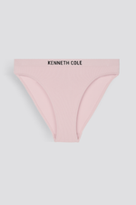 תחתונים ריב גזרת היי-לג בצבע ורוד