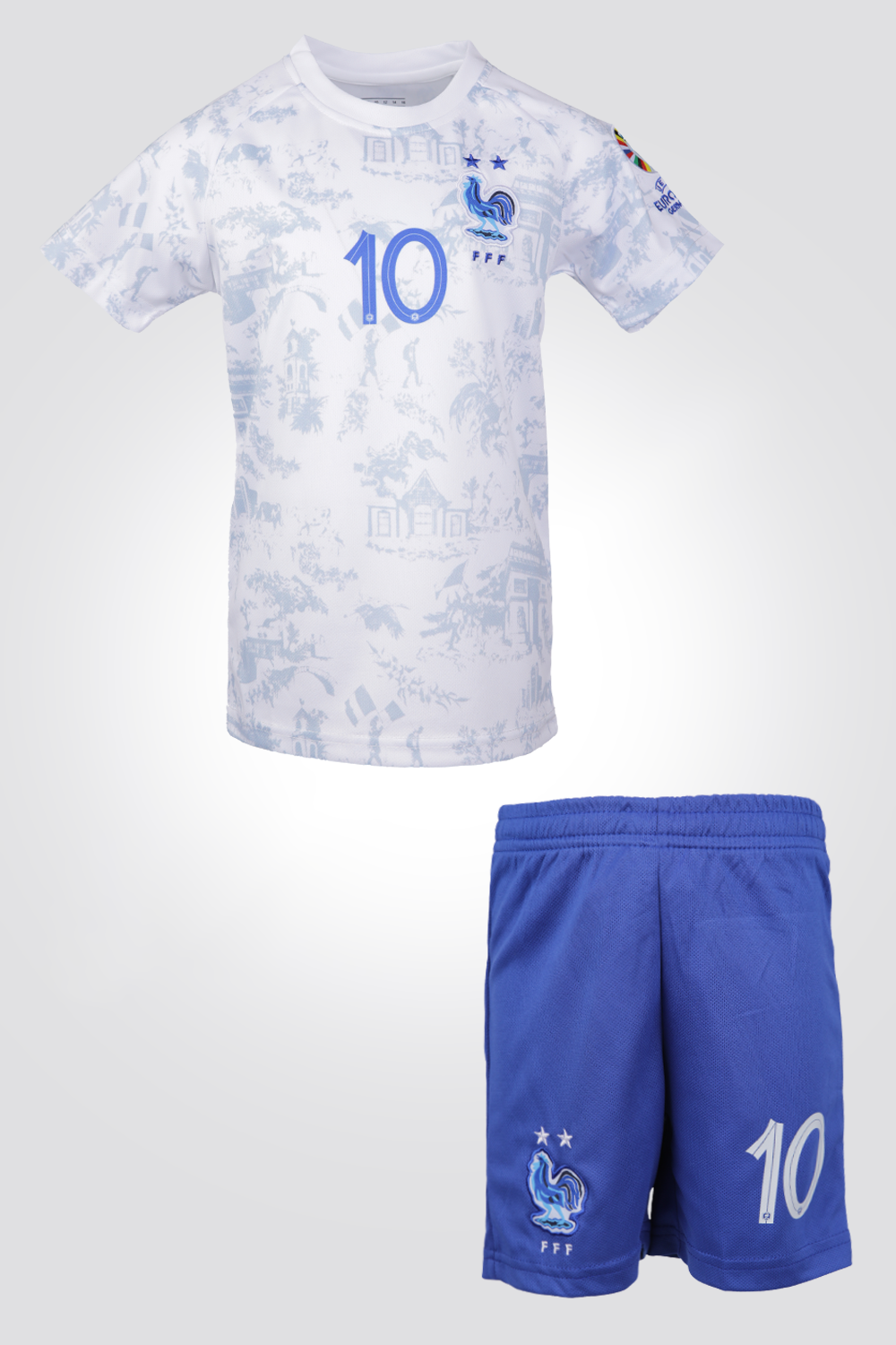 חליפת כדורגל איכותית לילדים הסט כולל חולצה נוחה וספורטיבית ומכנסים קצרים (חליפת כדורגל זו אינה מוצר מקורי או רשמי של מועדון ספורט כלשהו)  **התמונות להמחשבה בלבד  (18) XXS (6) – XS (8) – S (10) – M (12) – L (14) – XL (16) – XXL.