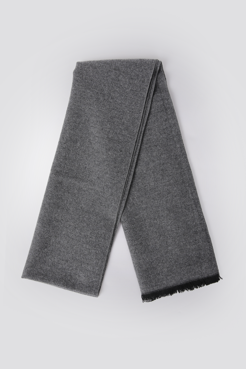 צעיף לגברים בצבע אפור