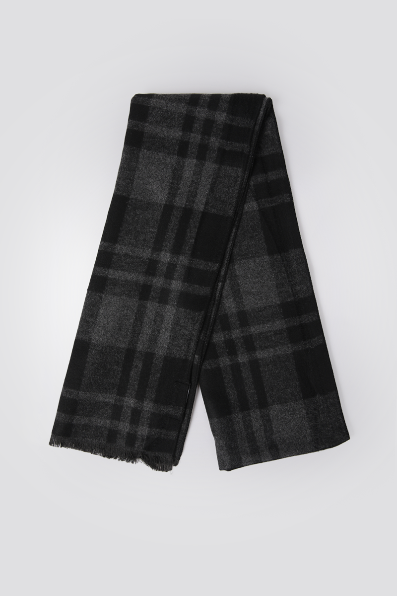 צעיף לגברים בהדפס משבצות