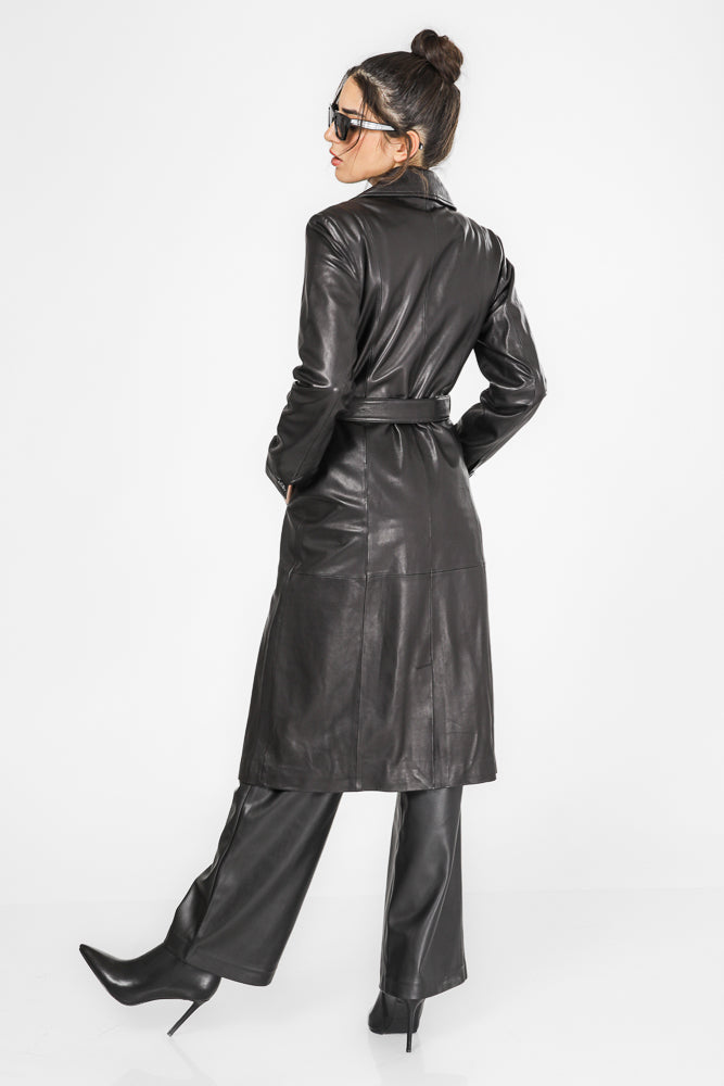 מעיל עור ארוך | קנת קול