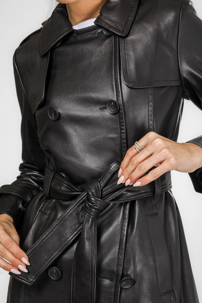 מעיל טרנץ' מעור | קנת קול