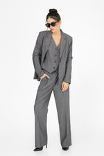 בלייזר אוברסייז בצבע אפור