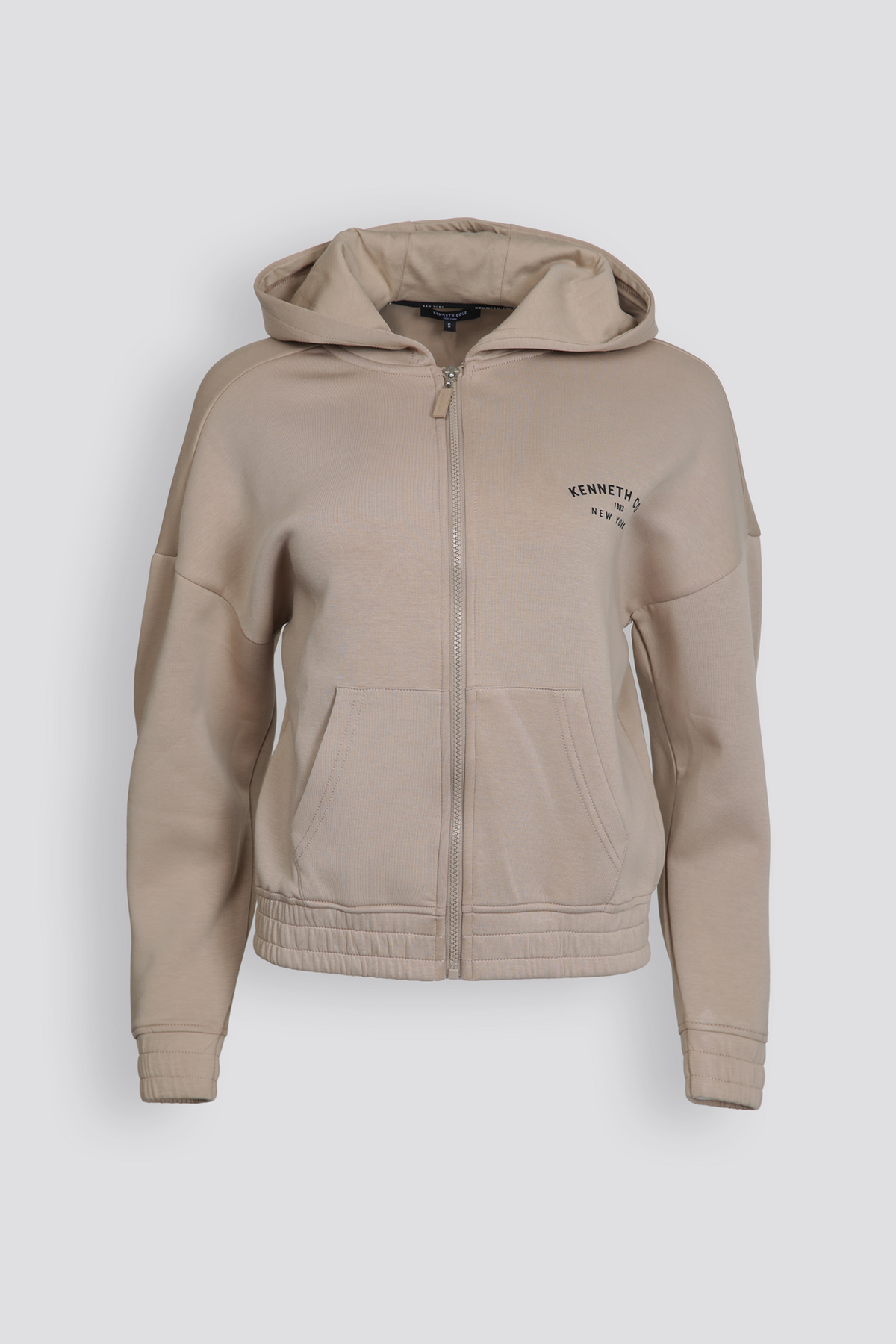 סווטשירט רוכסן ממותג לנשים | קנת קול