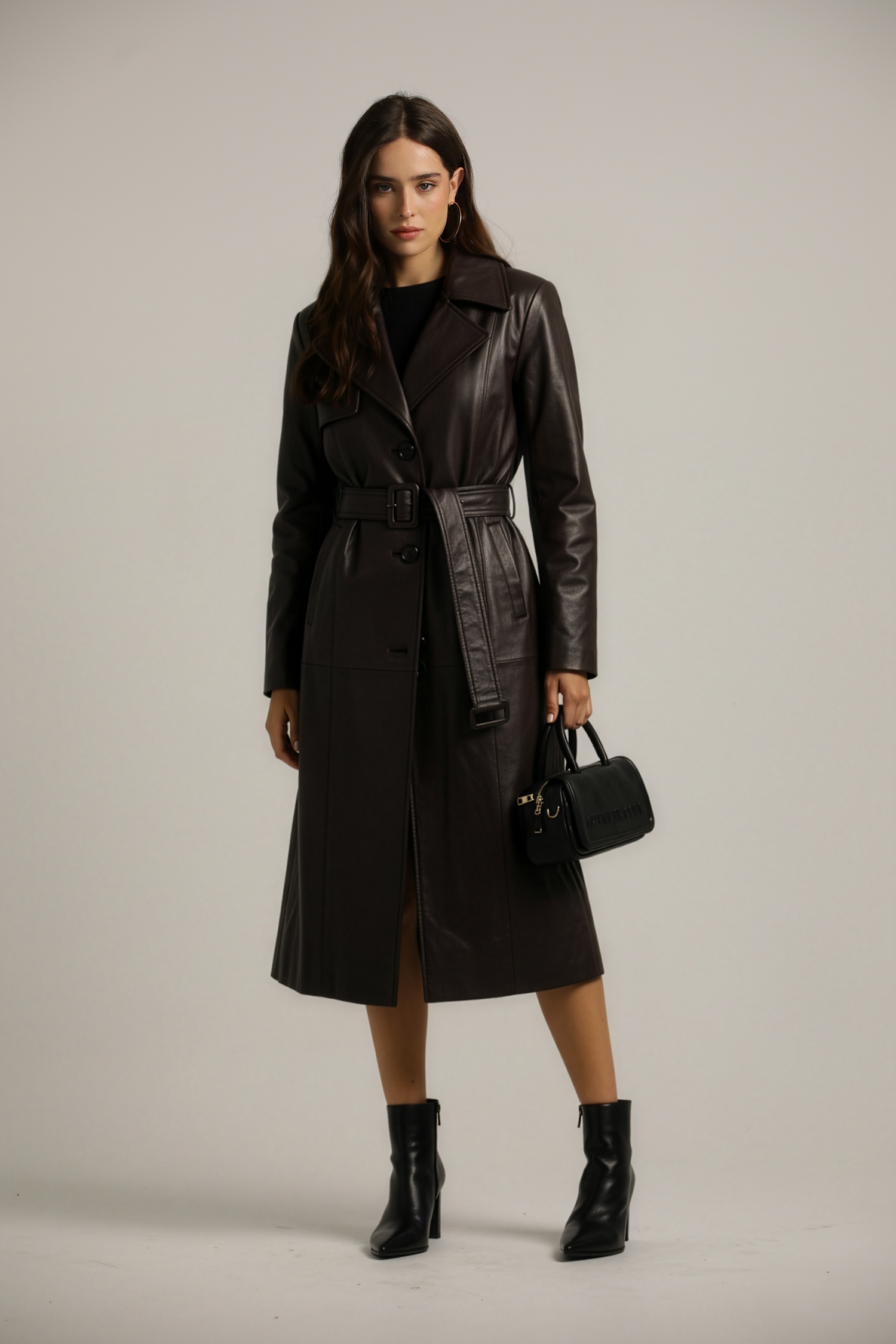 מעיל עור ארוך | קנת קול