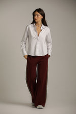 חולצה מכופתרת אלגנטית עם צווארון גדול | קנת קול