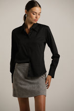 חולצה מכופתרת אלגנטית עם צווארון גדול | קנת קול