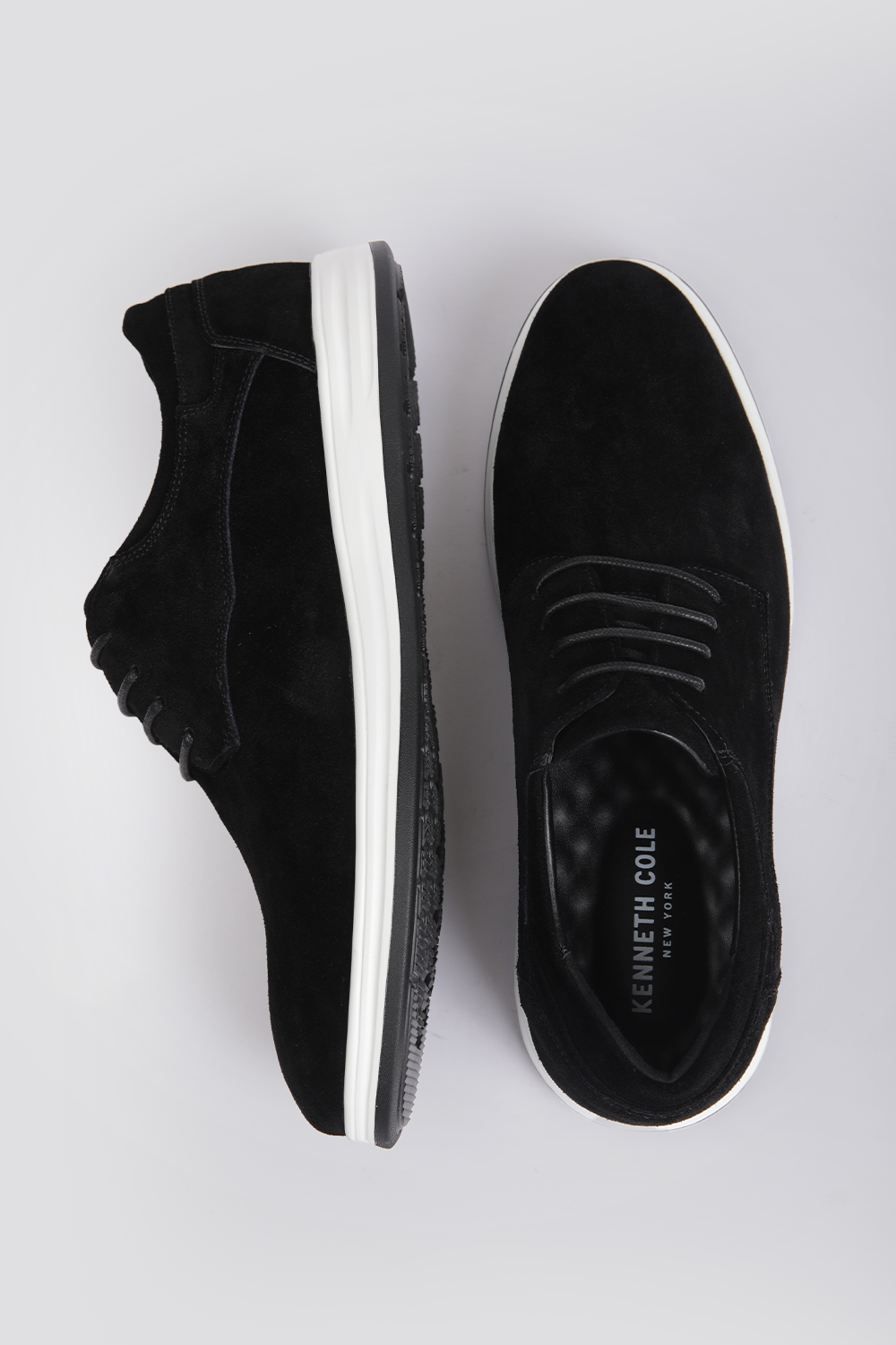 נעלי זמש אלגנטיות לגברים בצבע שחור