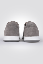 נעלי זמש אלגנטיות לגברים בצבע אפור