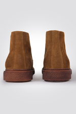 מגפוני זמש לגברים בצבע חום
