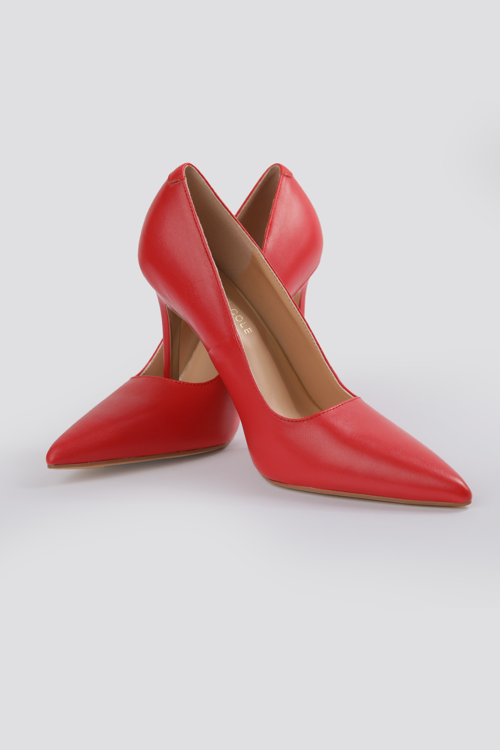 נעלי עקב סטילטו 10 ס"מ בצבע אדום