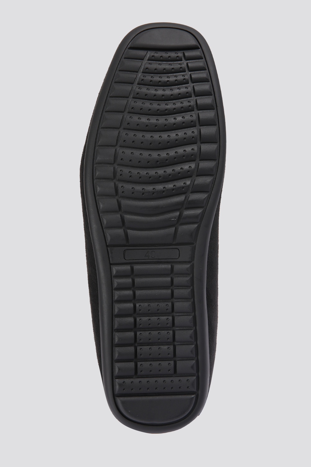 נעלי בית מוקסין לגברים בצבע שחור