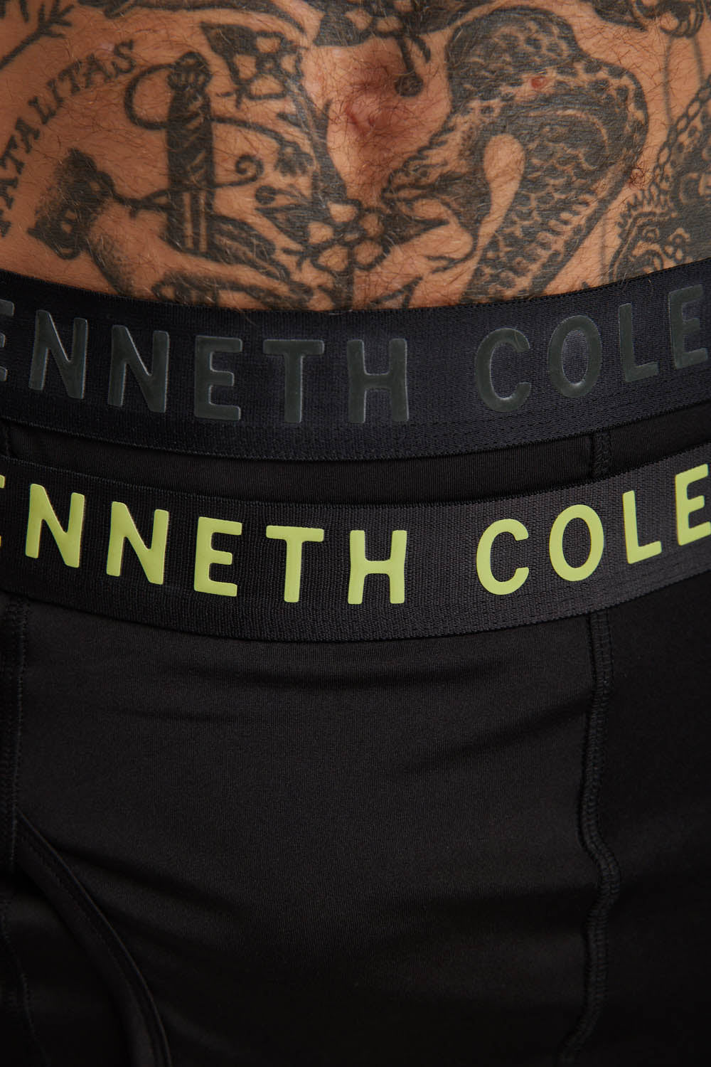 זוג תחתוני בוקסר בצבע שחור