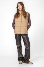 ווסט מרופד עם צווארון גבוה | קנת קול