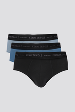 מארז שלישיית תחתונים לגברים בצבעי כחול