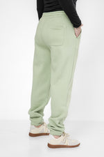 מכנסי טרנינג ארוכים לנשים בצבע ירוק