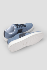 סניקרס זמש לגברים בצבע כחול