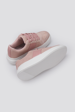 סניקרס זמש לנשים בצבע ורוד