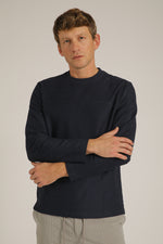 טישירט ארוכה עם טקסטורה עדינה | קנת קול