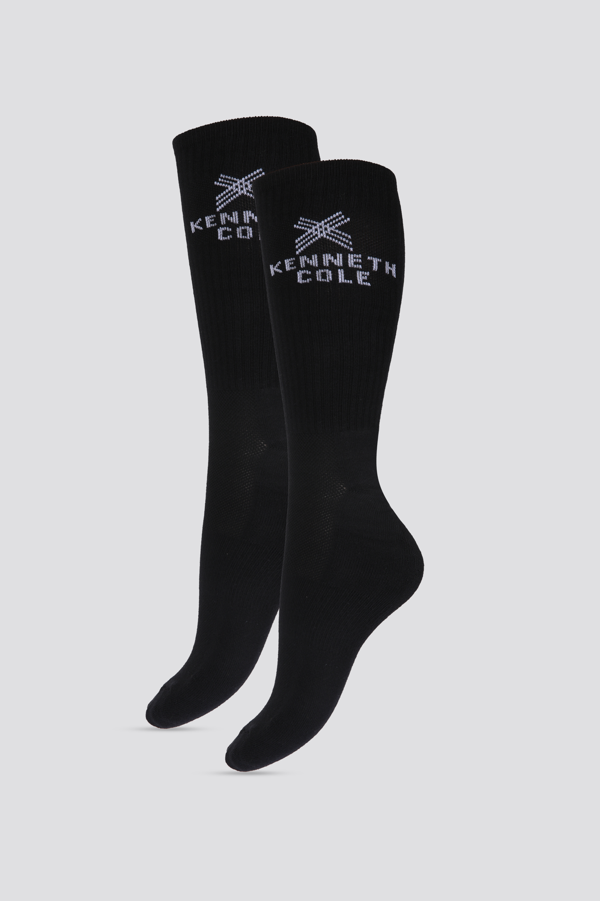 מארז 2 זוגות גרבי ספורט גבוהים בצבע שחור