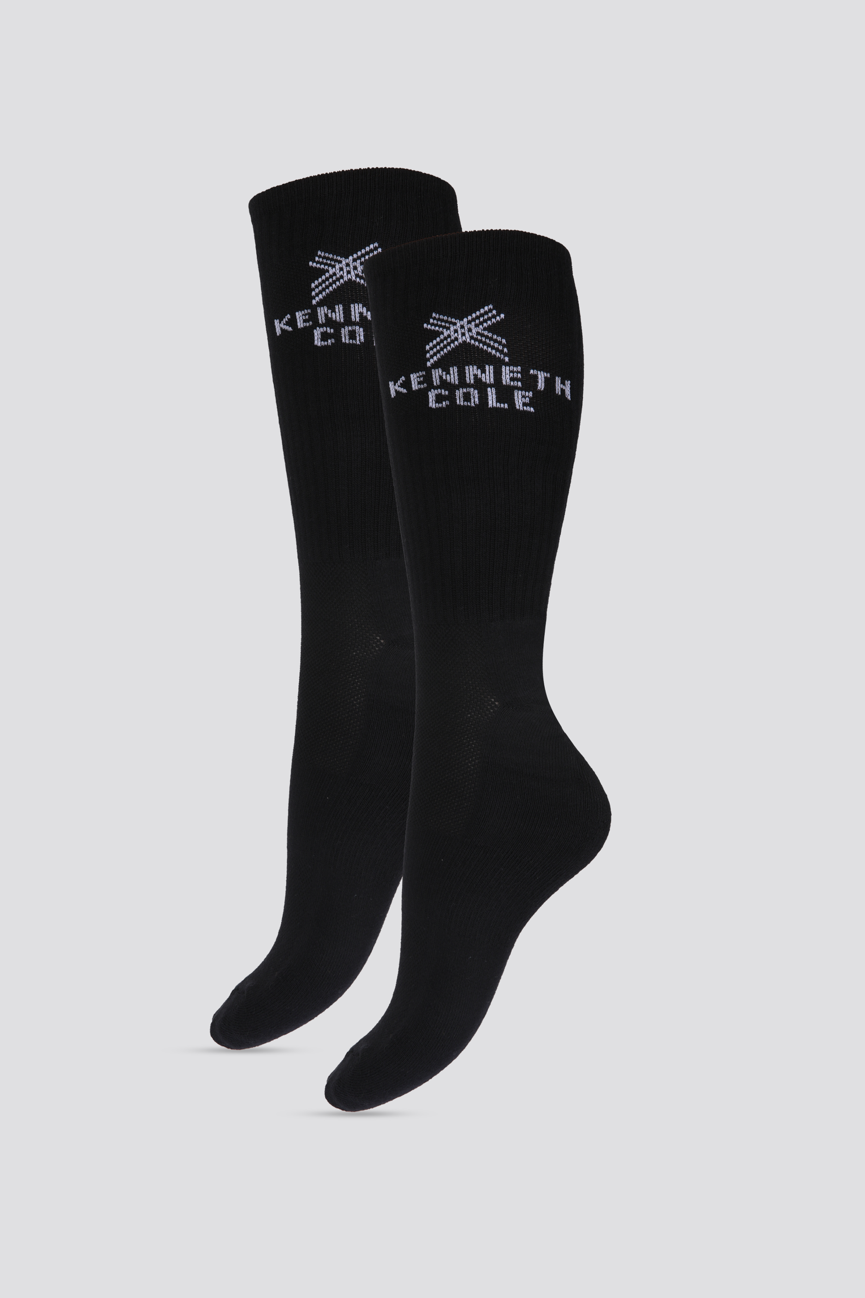 מארז 2 זוגות גרבי ספורט גבוהים בצבע שחור