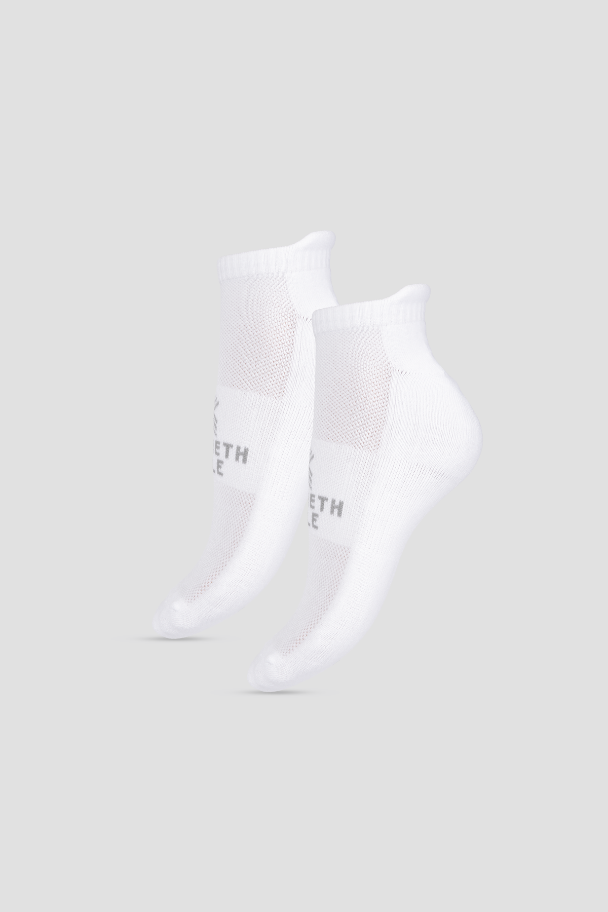 מארז 2 זוגות גרבי סניקרס בצבע לבן