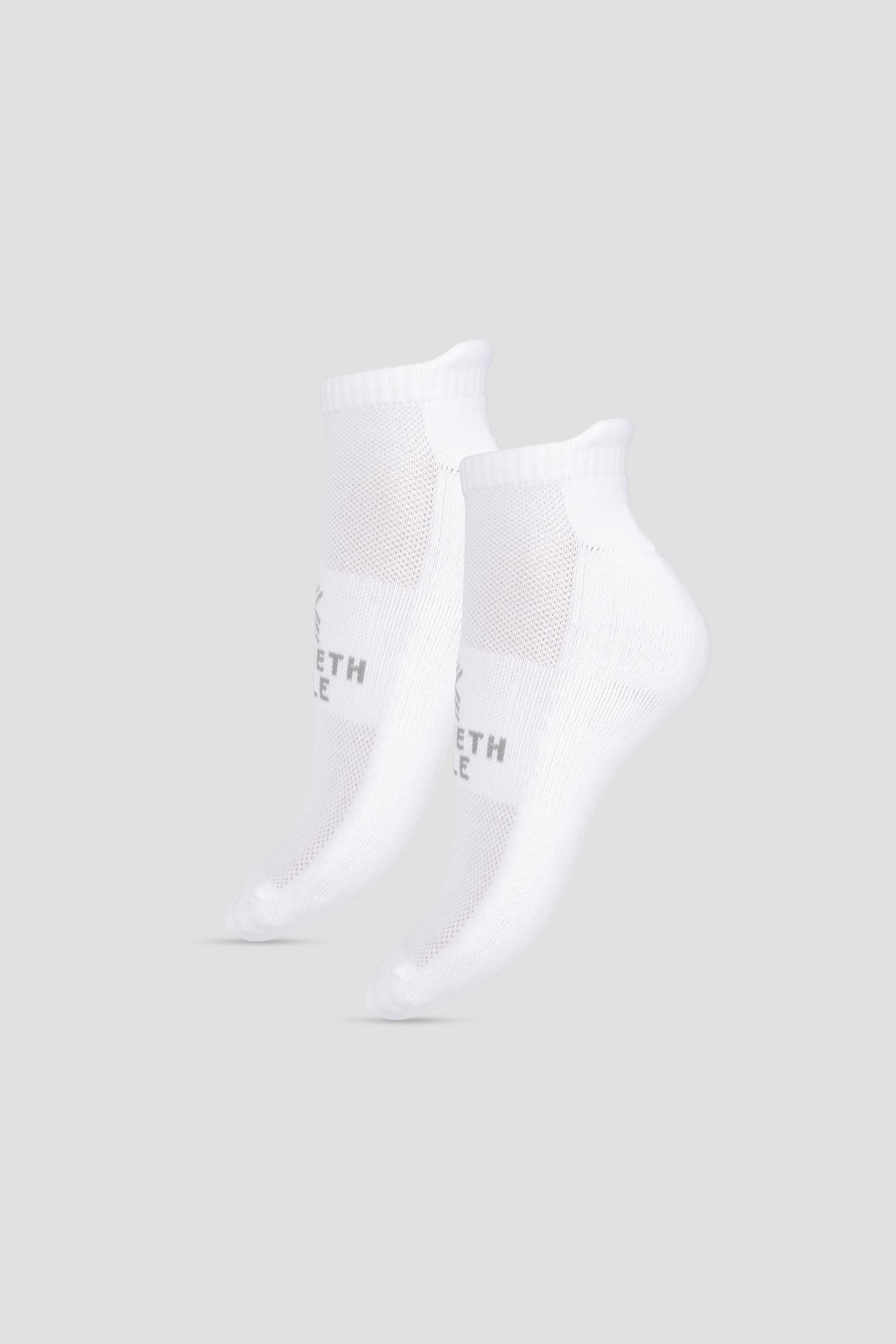 מארז 2 זוגות גרבי סניקרס בצבע לבן