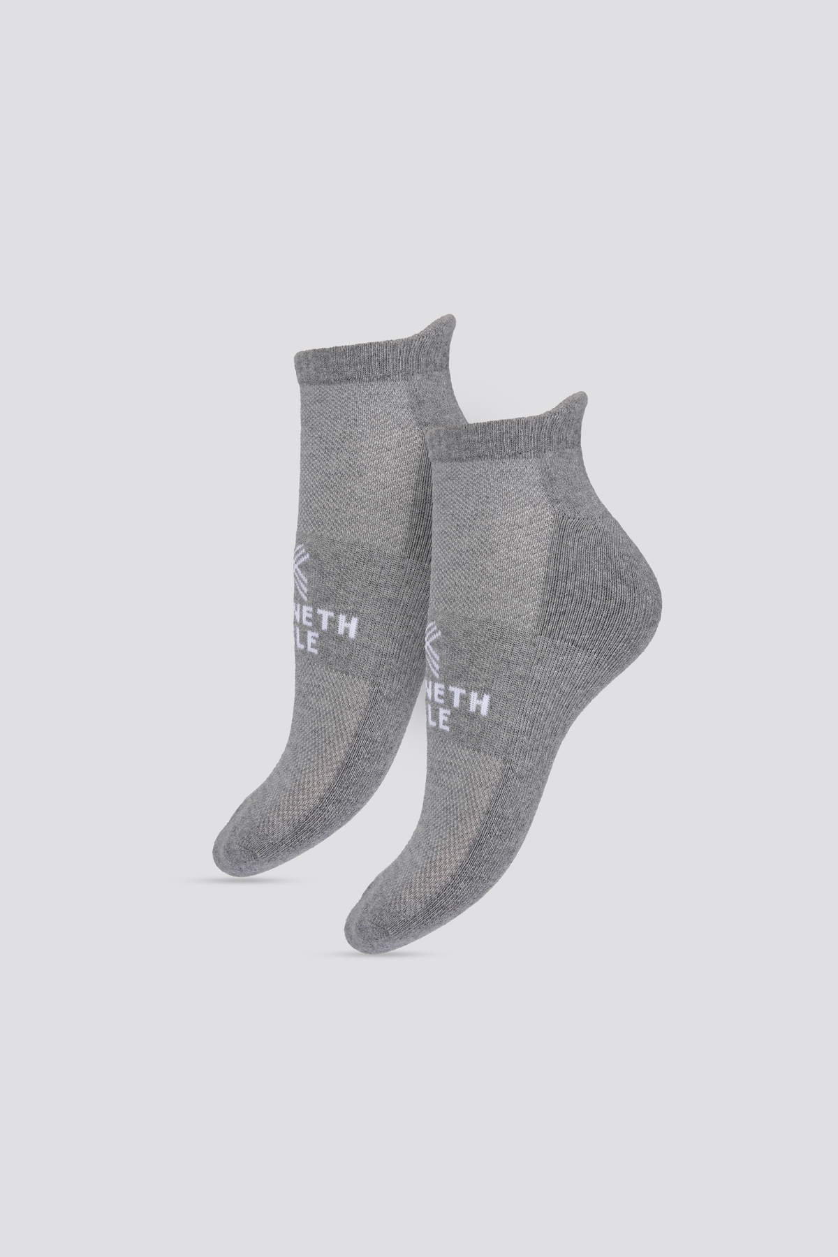 מארז 2 זוגות גרבי סניקרס בצבע אפור