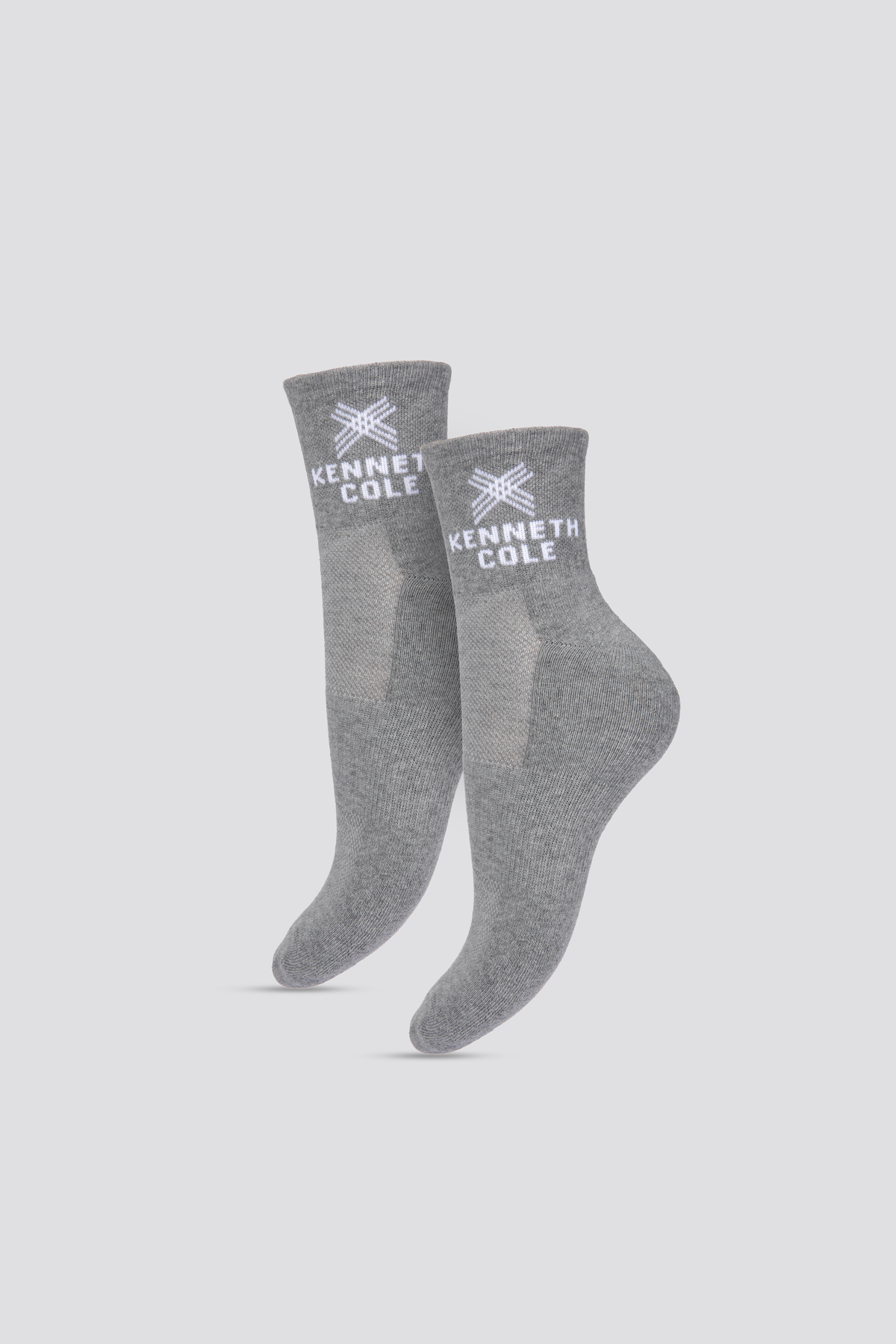 מארז 2 זוגות גרבי ספורט בצבע אפור