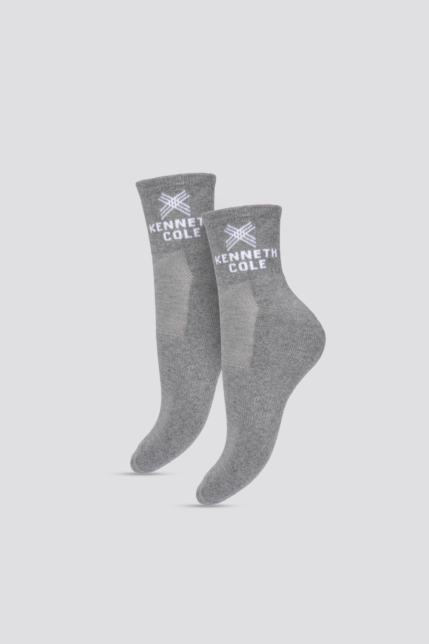 מארז 2 זוגות גרבי ספורט בצבע אפור