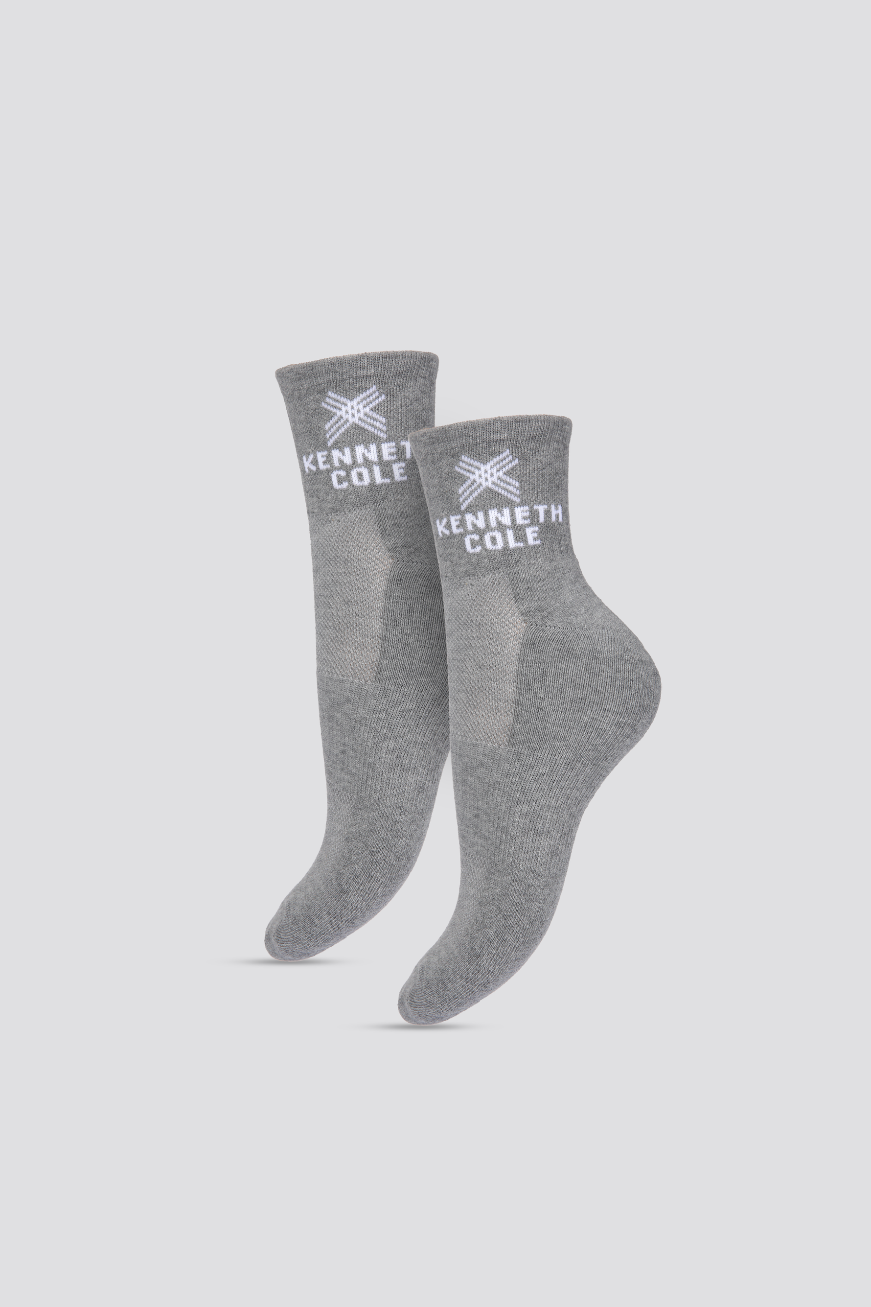 מארז 2 זוגות גרבי ספורט בצבע אפור