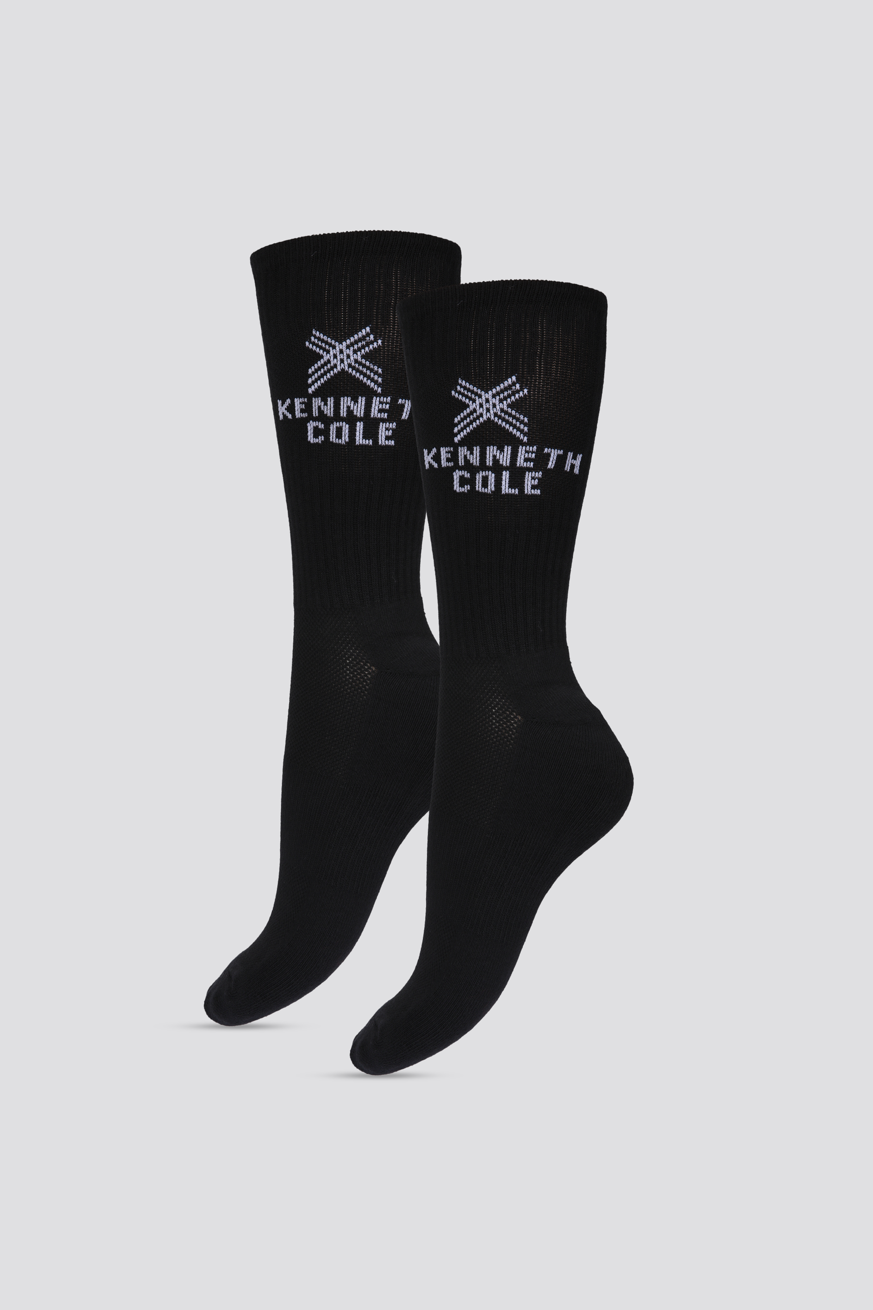 מארז 2 זוגות גרבי ספורט גבוהים בצבע שחור